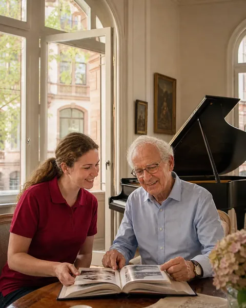 Symbolbild: Nachmittag in einer Westend-Wohnung mit Alltagshelfer